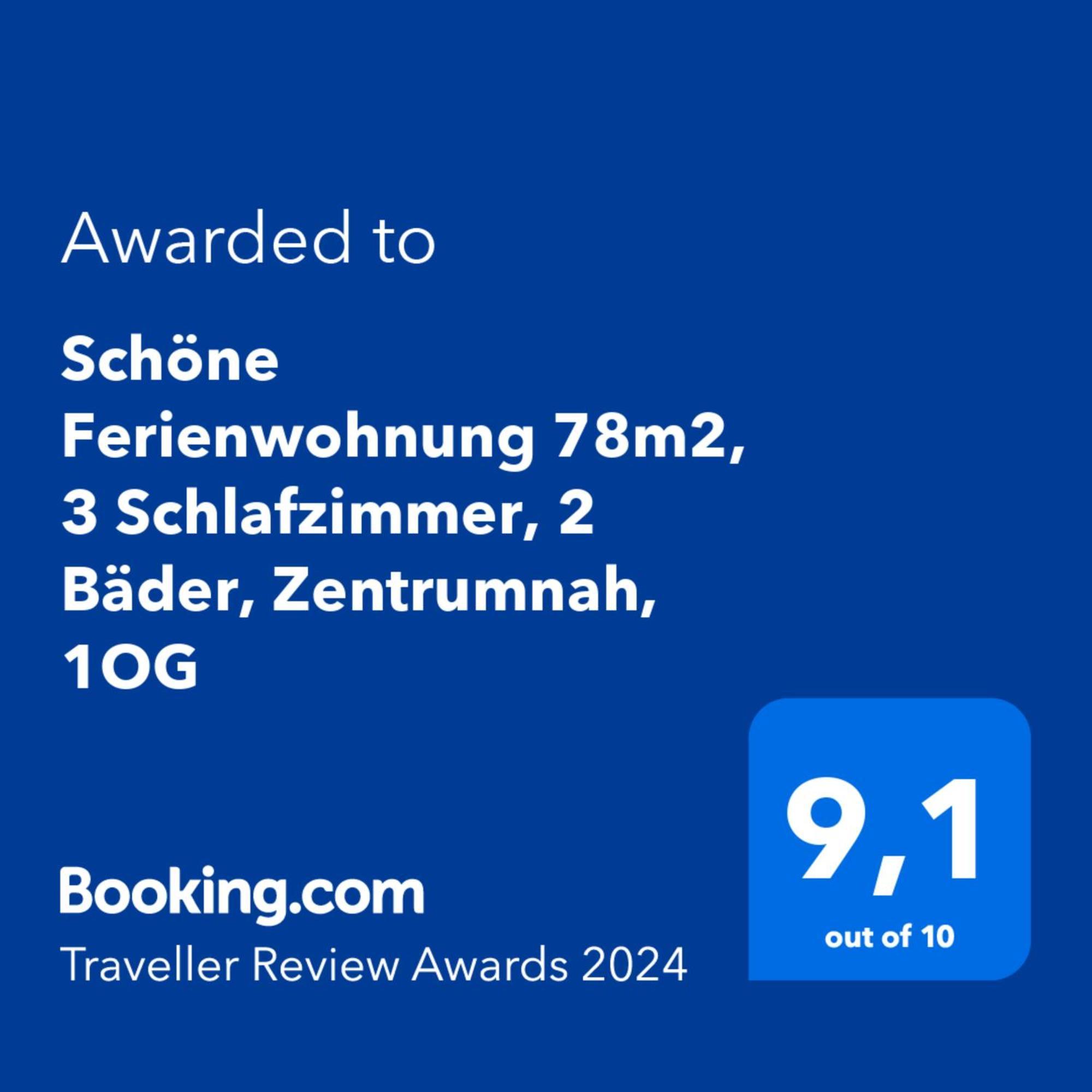 Schoene Ferienwohnung 78M2, 3 Schlafzimmer, 2 Baeder, Zentrumnah, 1Og エアフルト エクステリア 写真